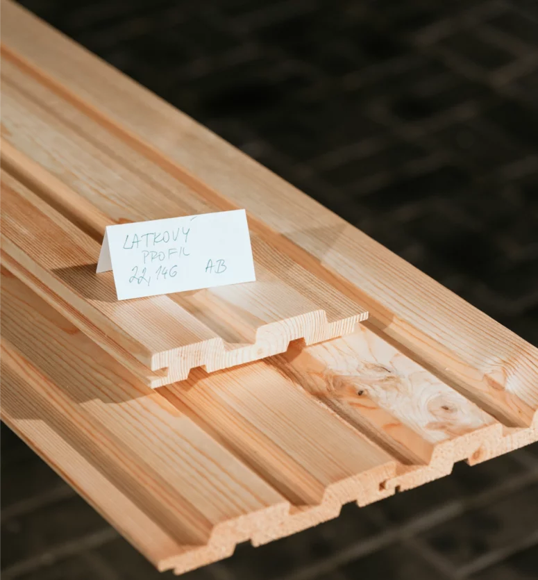 latkový drevený profil AB latkový drevený profil AB